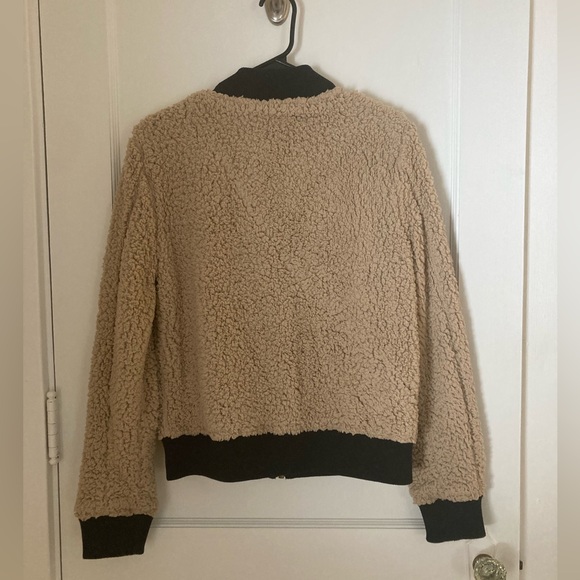 Anthropologie | Marrakech Sherpa Bomber Jacket Size M - Picture 3 of 7